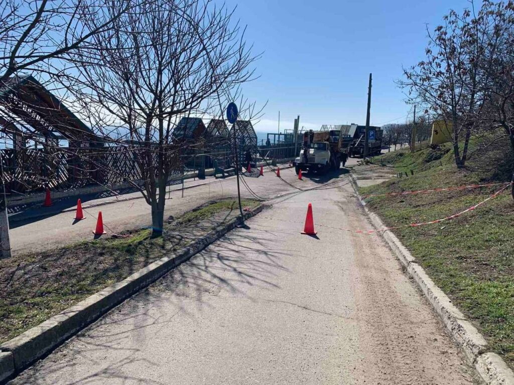 В Одессе на 13-й станции Фонтана восстановили сети уличного освещения