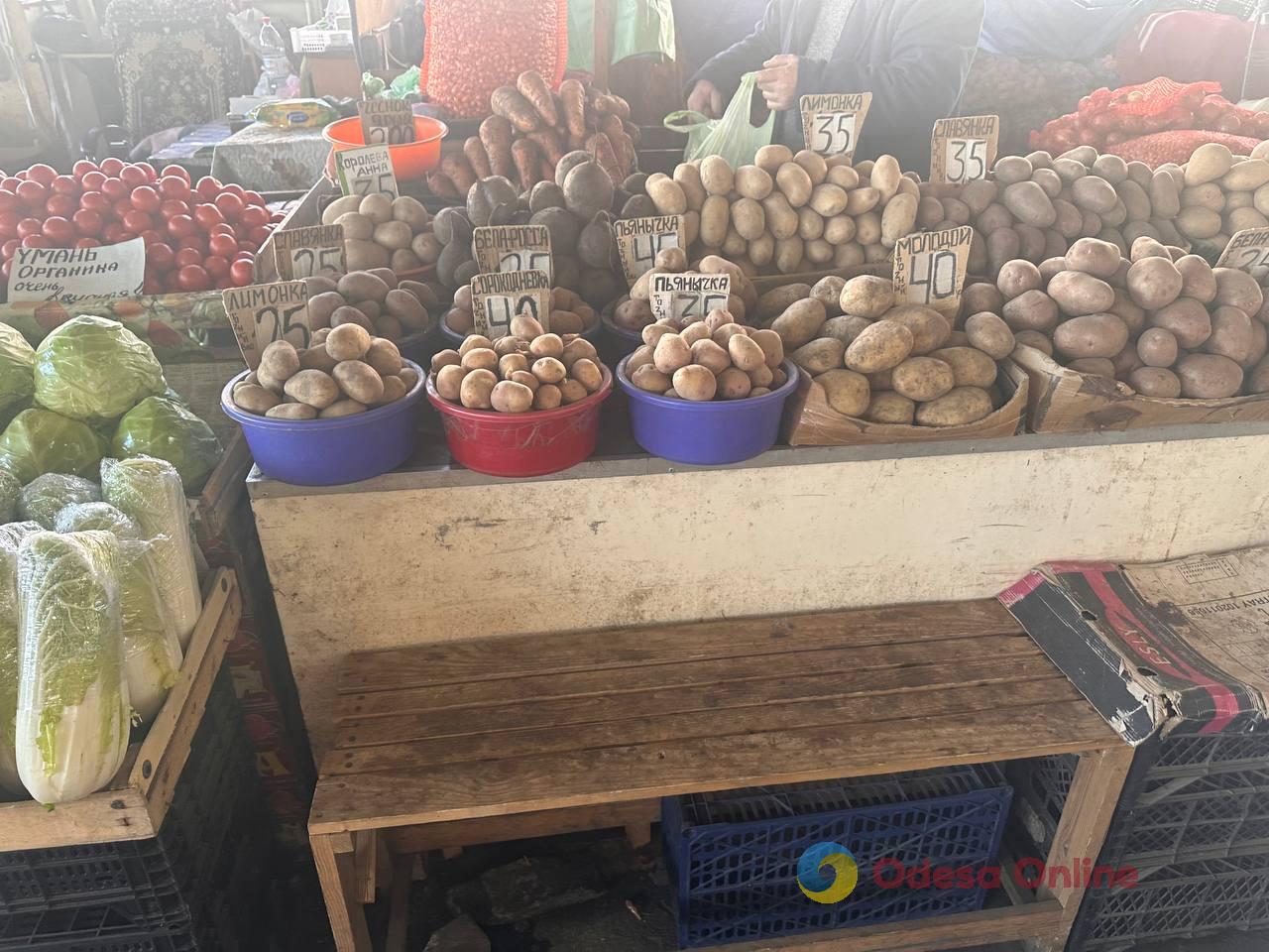 Синий лук, клубника и свинина: субботние цены на одесском «Привозе»