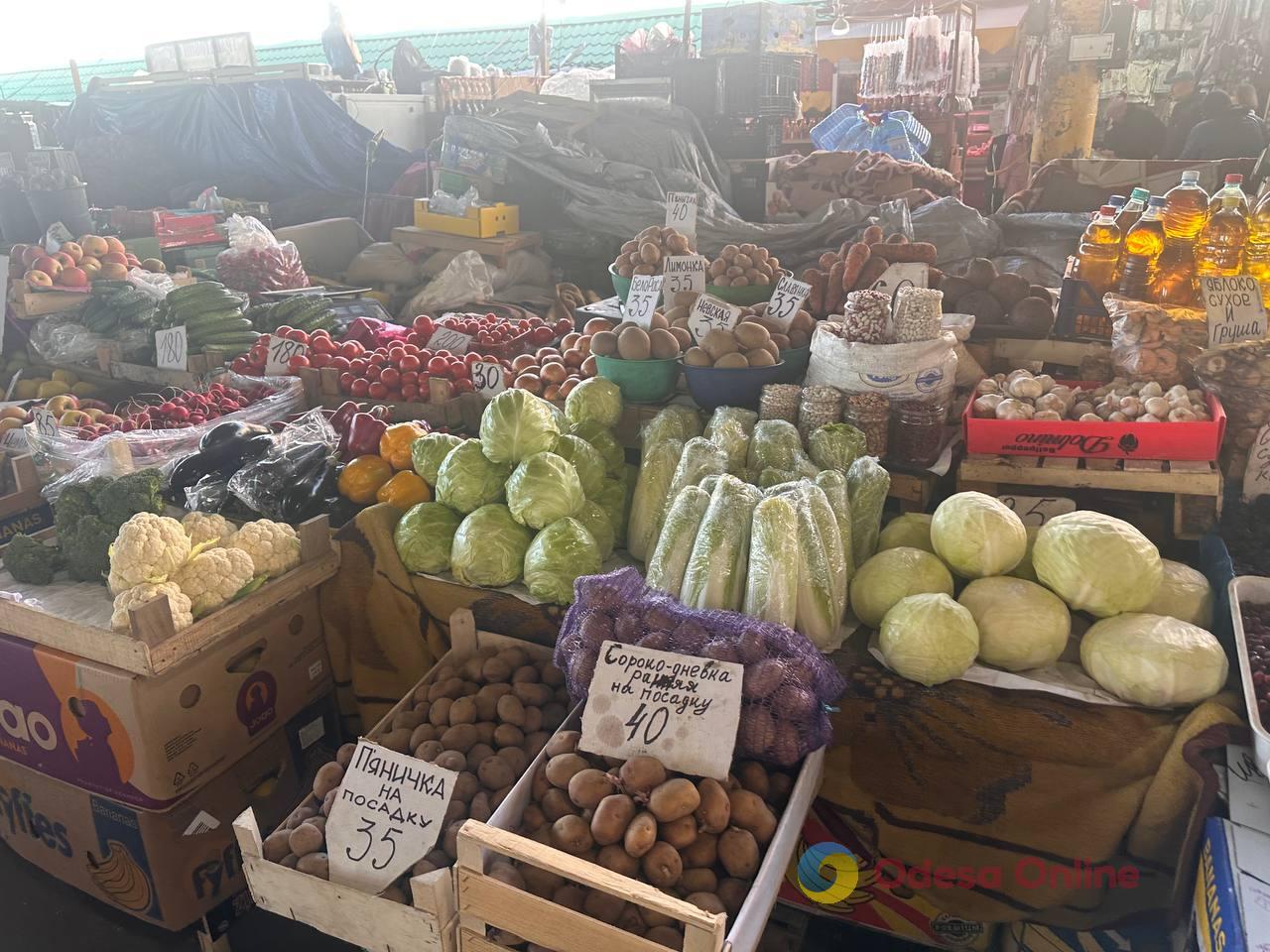 Синий лук, клубника и свинина: субботние цены на одесском «Привозе»