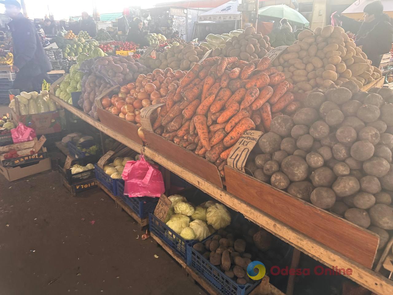 Синий лук, клубника и свинина: субботние цены на одесском «Привозе»