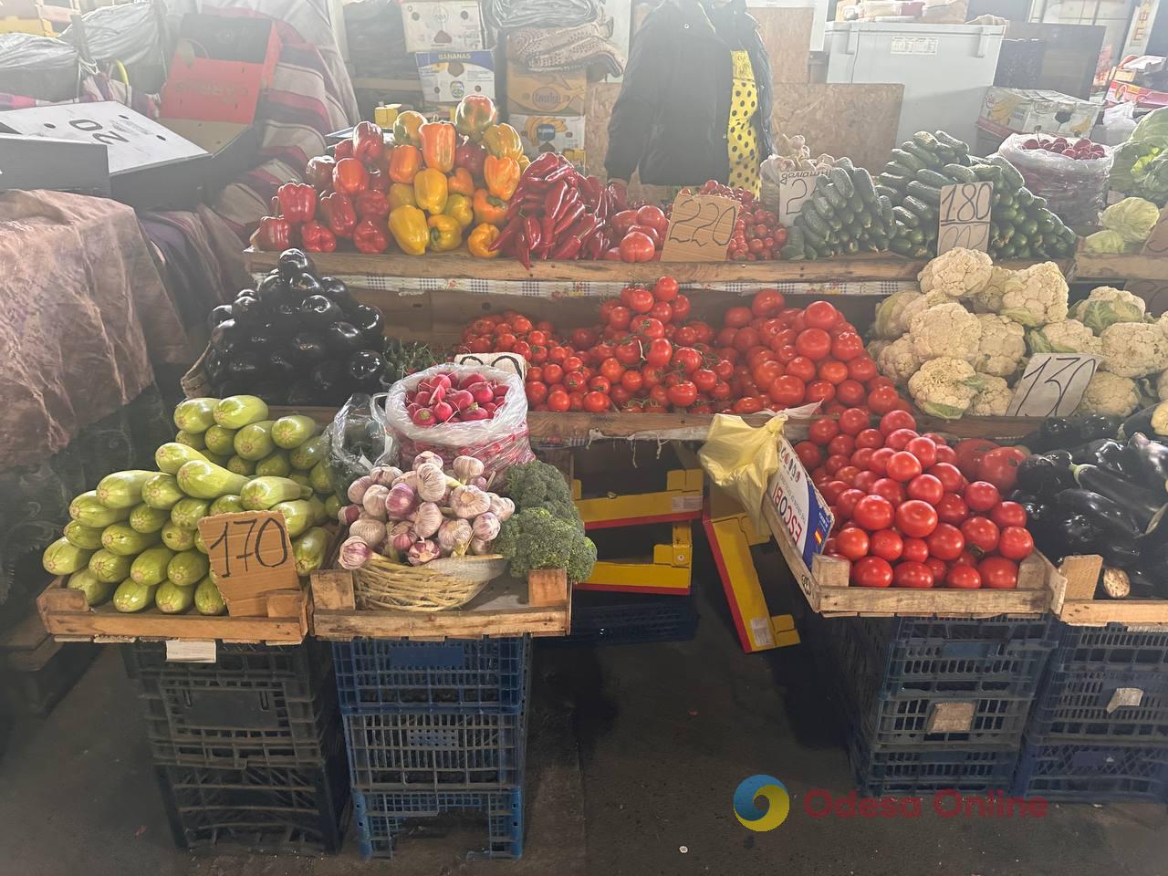 Синий лук, клубника и свинина: субботние цены на одесском «Привозе»