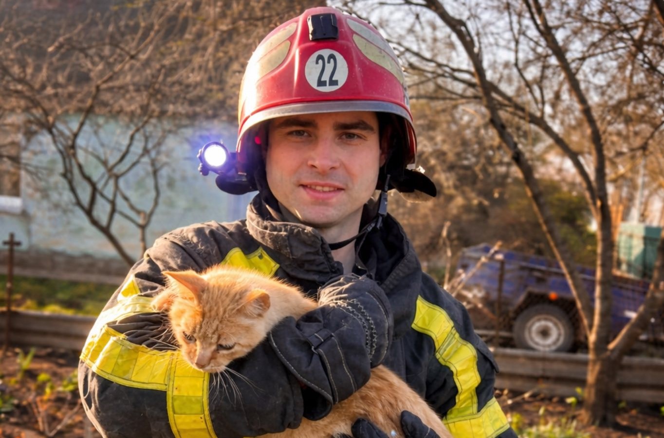 На Одещині рятувальники дістали кота з глибокої криниці 