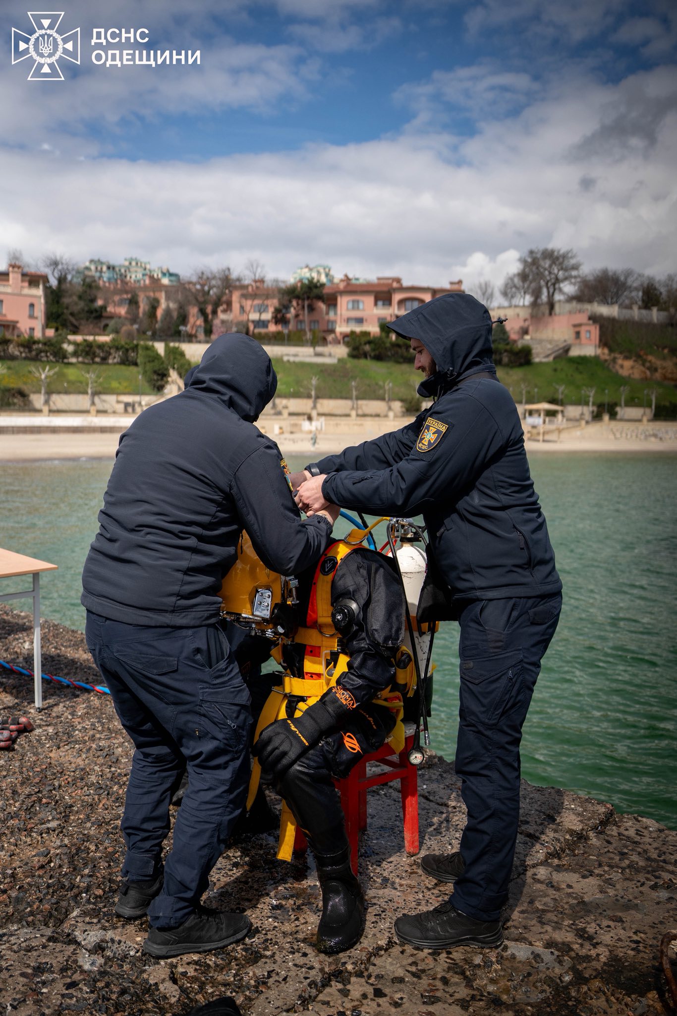 На Одещині водолази ДСНС з трьох областей пройшли кваліфікаційні випробування
