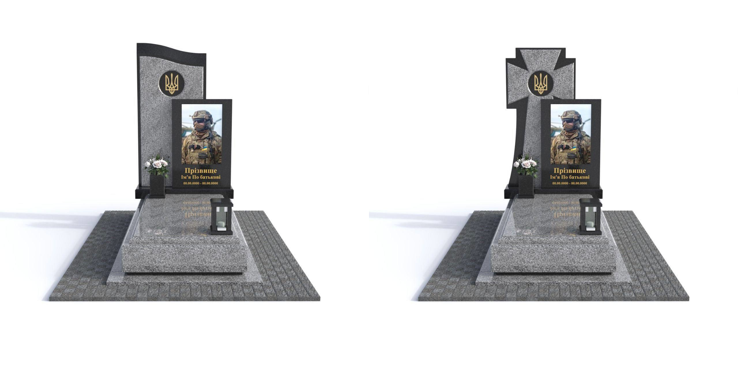 В Одесі затвердили єдині зразки намогильних споруд для полеглих захисників