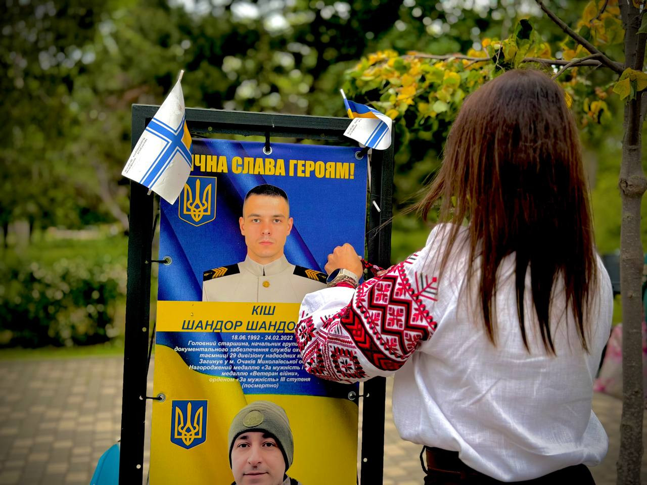В Одессе посмертно наградили павших защитников Андрея Грушецкого и Юрия Глодана