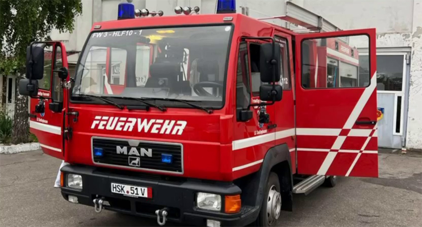 Автопарк рятувальників в Одесі поповнився машиною MAN з Німеччини Автопарк рятувальників в Одесі поповнився машиною MAN з Німеччини