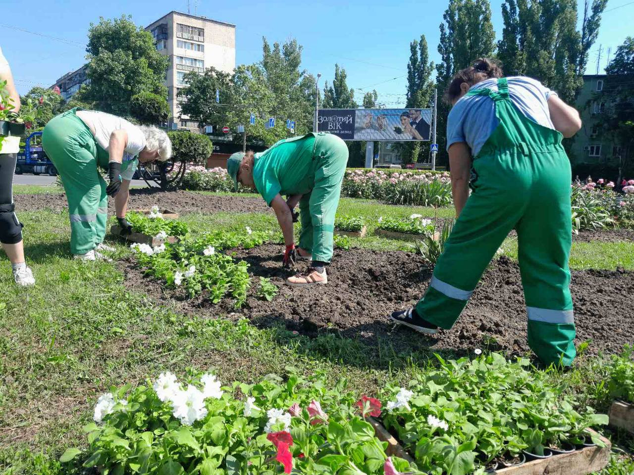 В Одесі тисячі квітів висадять на площі Трибуни Героїв