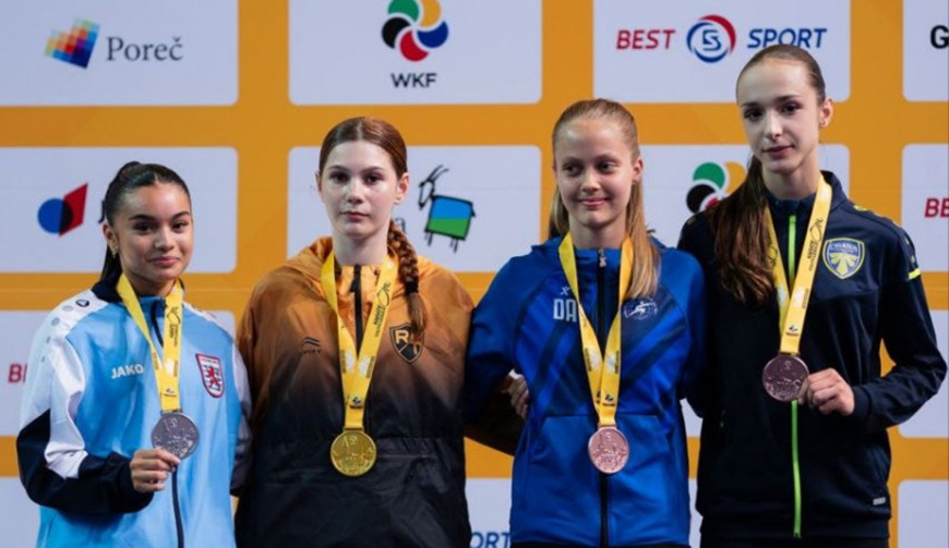 Одеська каратистка виграла золото Юнацької Ліги у Хорватії Одеська каратистка виграла золото Юнацької Ліги у Хорватії