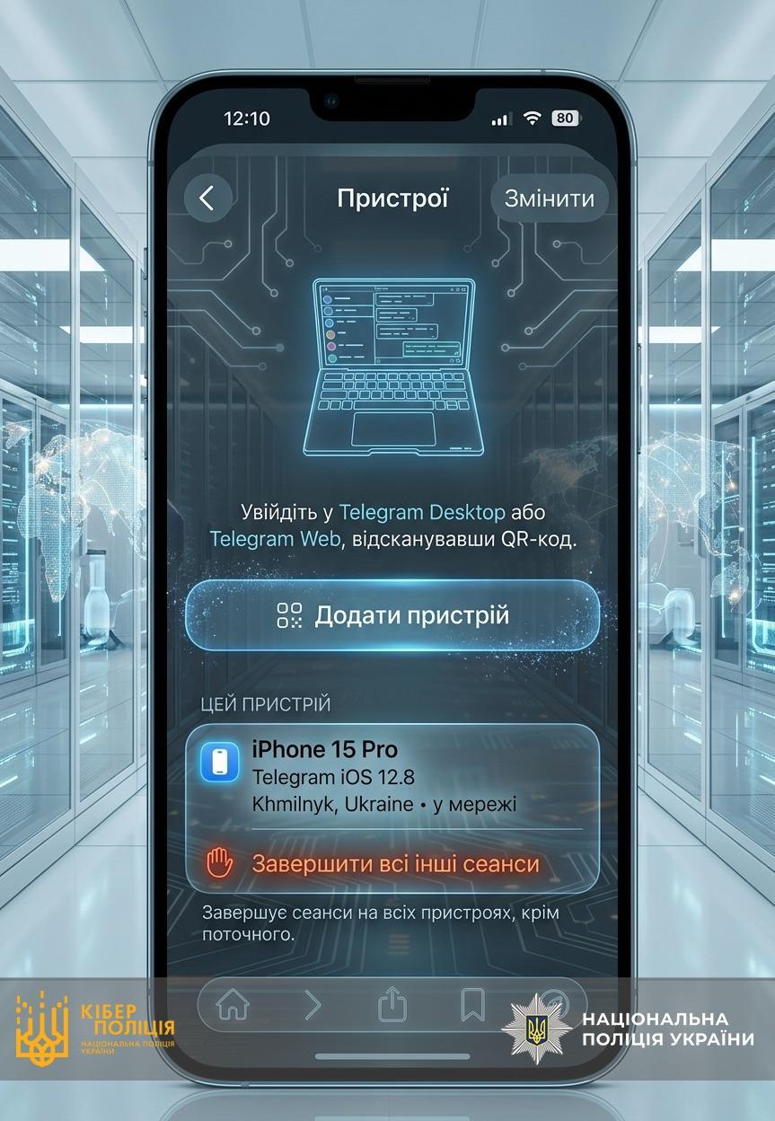 Киберполиция объяснила, что делать в случае взлома Telegram Киберполиция объяснила, что делать в случае взлома Telegram