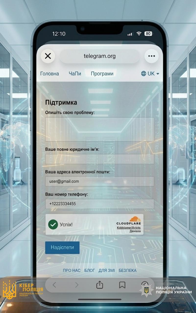 Киберполиция объяснила, что делать в случае взлома Telegram Киберполиция объяснила, что делать в случае взлома Telegram