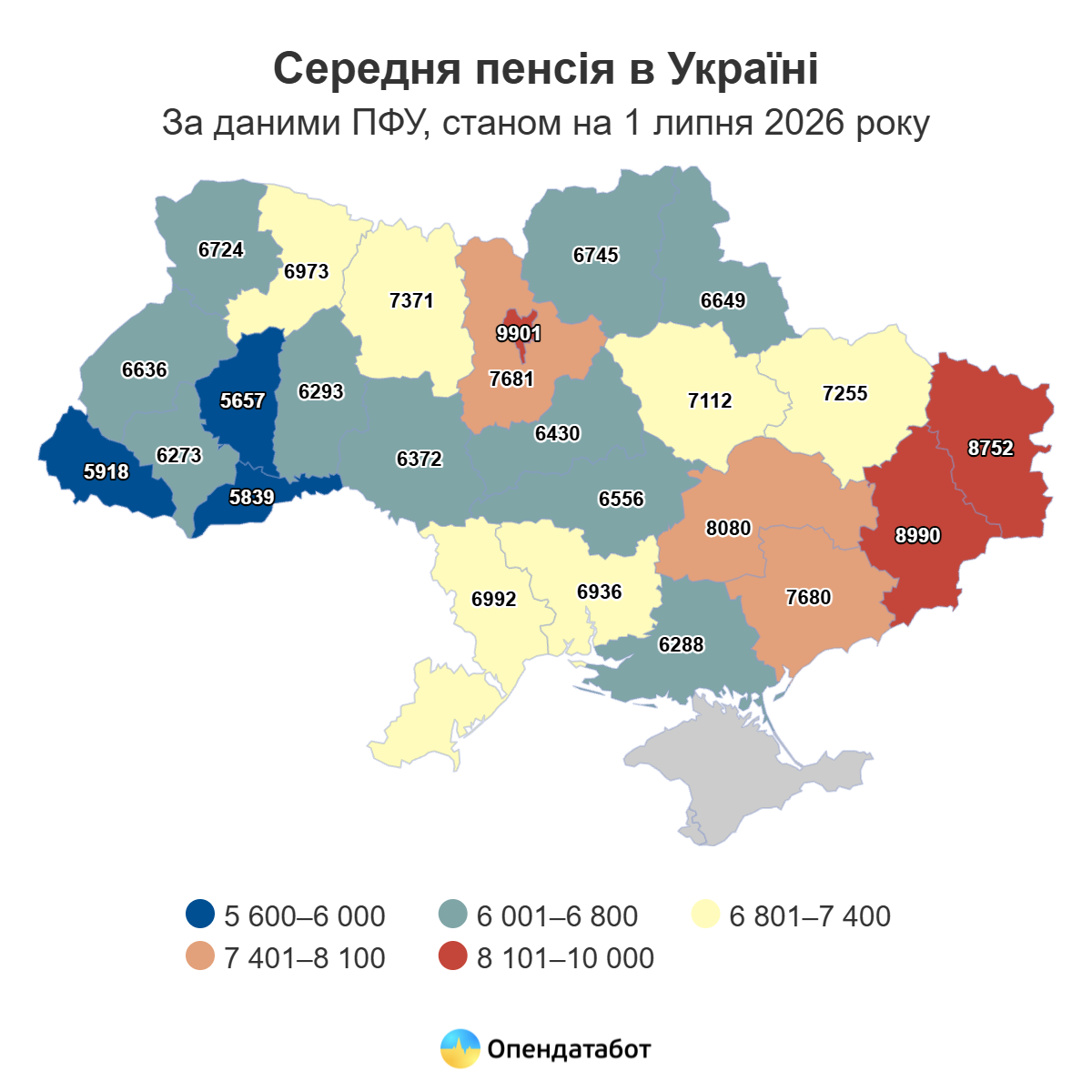 В Одесской области средняя пенсия снова немного не дотянула до средней по Украине В Одесской области средняя пенсия снова немного не дотянула до средней по Украине