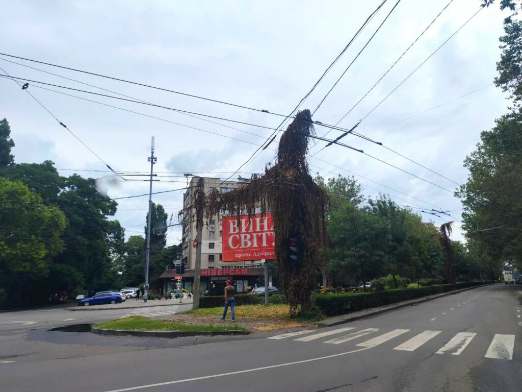 В Одесі вандали знищили вертикальне озеленення на 36 опорах освітлення В Одессе вандалы уничтожили вертикальное озеленение на 36 опорах освещения