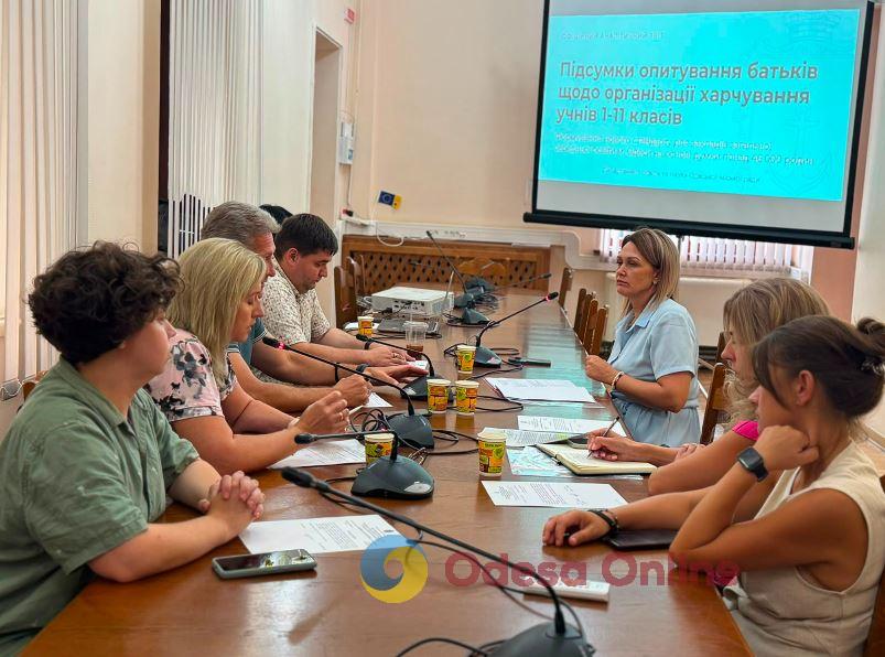 В Одесі профільна комісія підтримала новий підхід до шкільного харчування в умовах війни