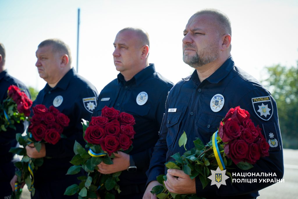 В Одесской области почтили память погибших правоохранителей Александра Розмарицы и Виктора Кожеко