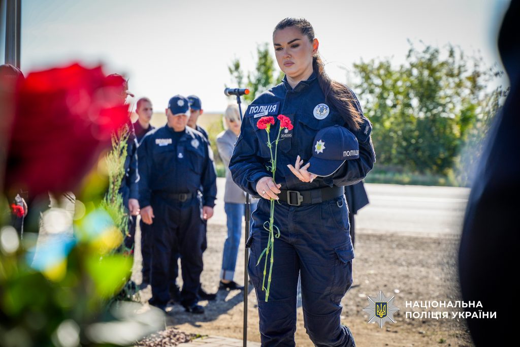 В Одесской области почтили память погибших правоохранителей Александра Розмарицы и Виктора Кожеко