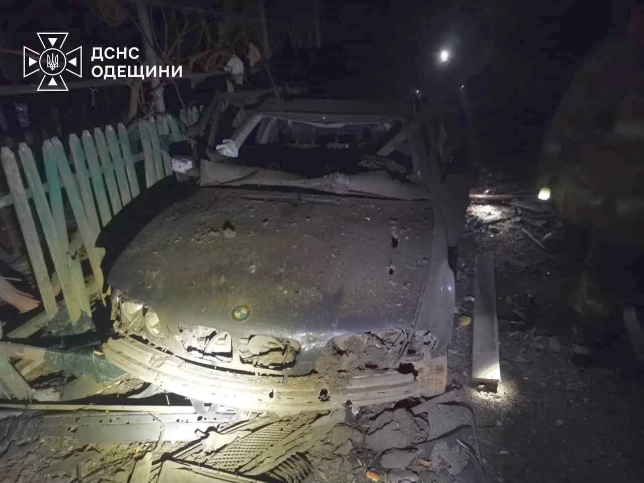 Троє людей постраждали внаслідок атаки РФ на Одещину Троє людей постраждали внаслідок атаки РФ на Одещину