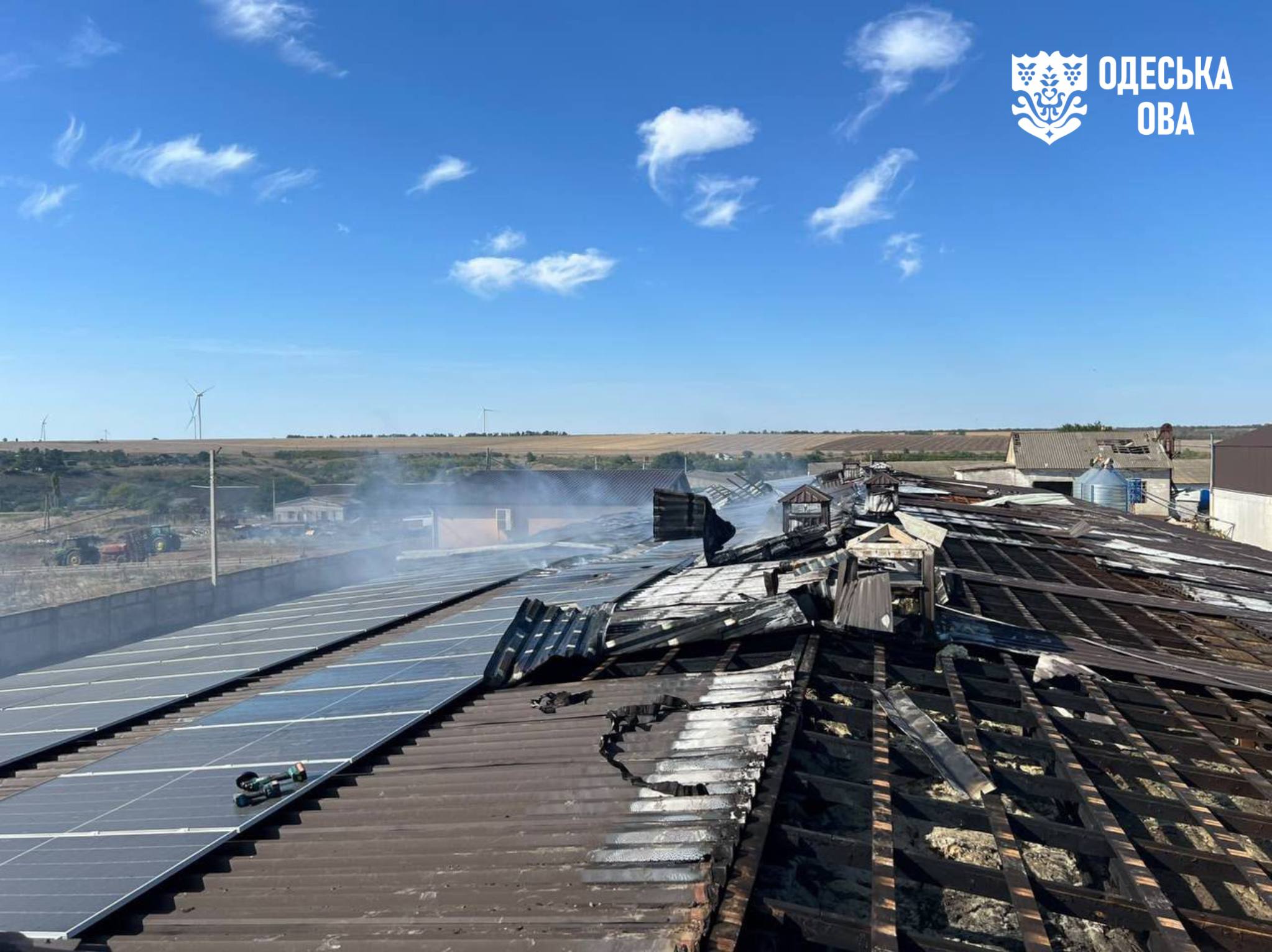 Ворог ударив по діючій птахофермі, – Одеська ОВА