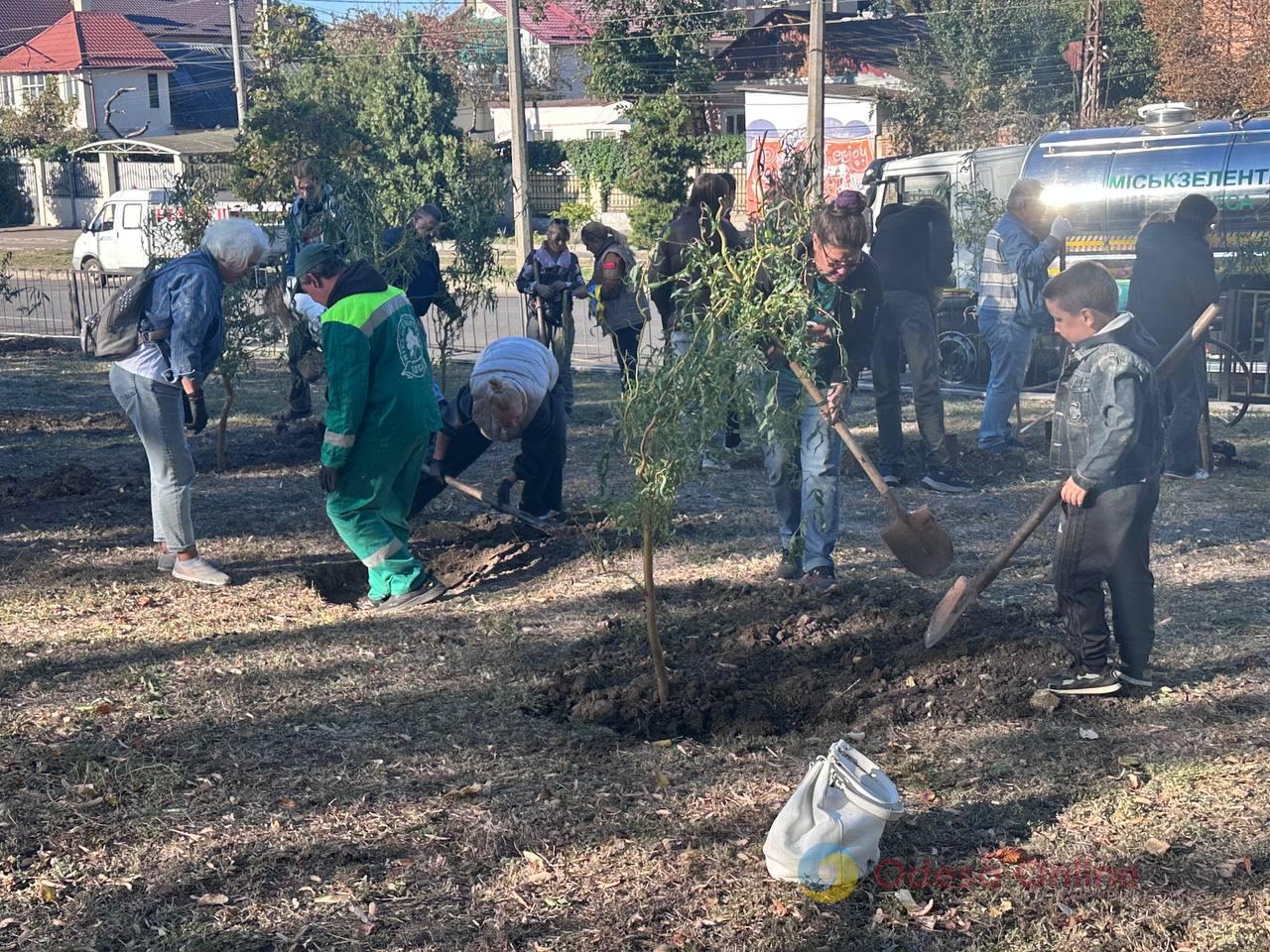 В одеському сквері висадили 16 верб у пам’ять про загиблих військових (фото) В одеському сквері висадили 16 верб у пам’ять про загиблих військових (фото)