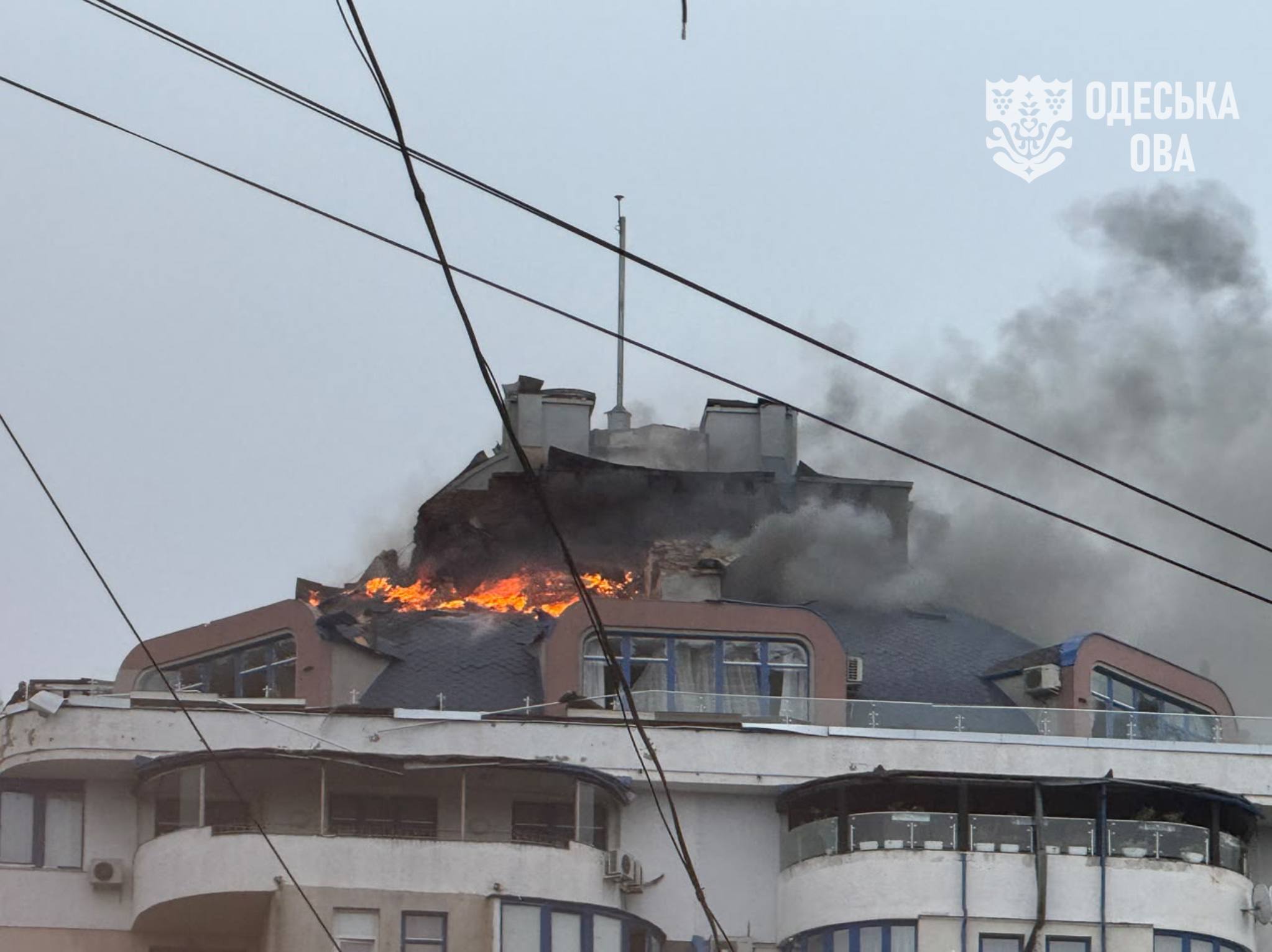 РФ атаковала Одессу: поврежден жилой дом, двое пострадавших, в том числе ребенок (обновлено)